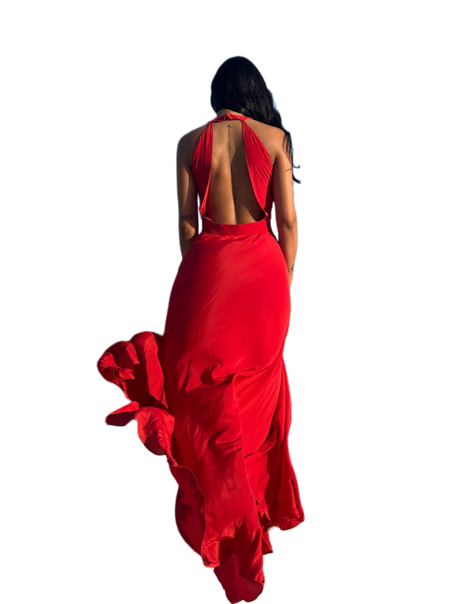 LADY IN RED DRESS BY SAMAR KHAIRALLAH
