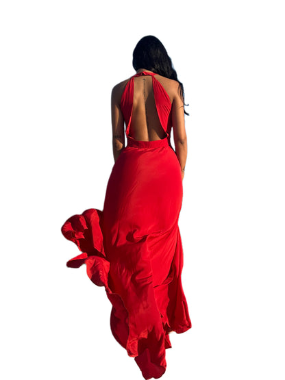LADY IN RED DRESS BY SAMAR KHAIRALLAH