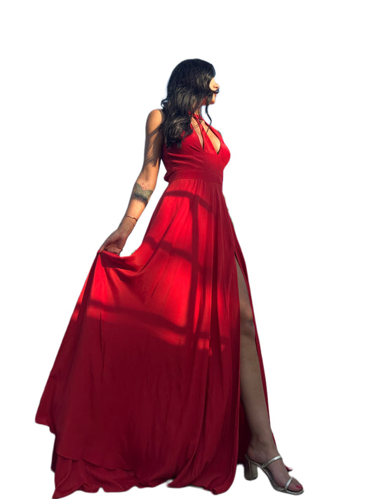 LADY IN RED DRESS BY SAMAR KHAIRALLAH